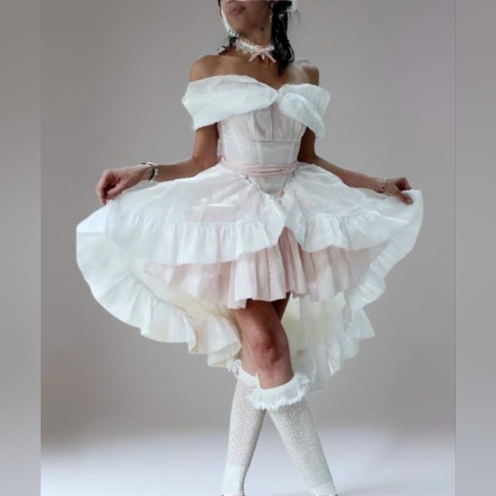 NWOT My Lolita Cascade Pearlized Dress With Many Accessories ❤️